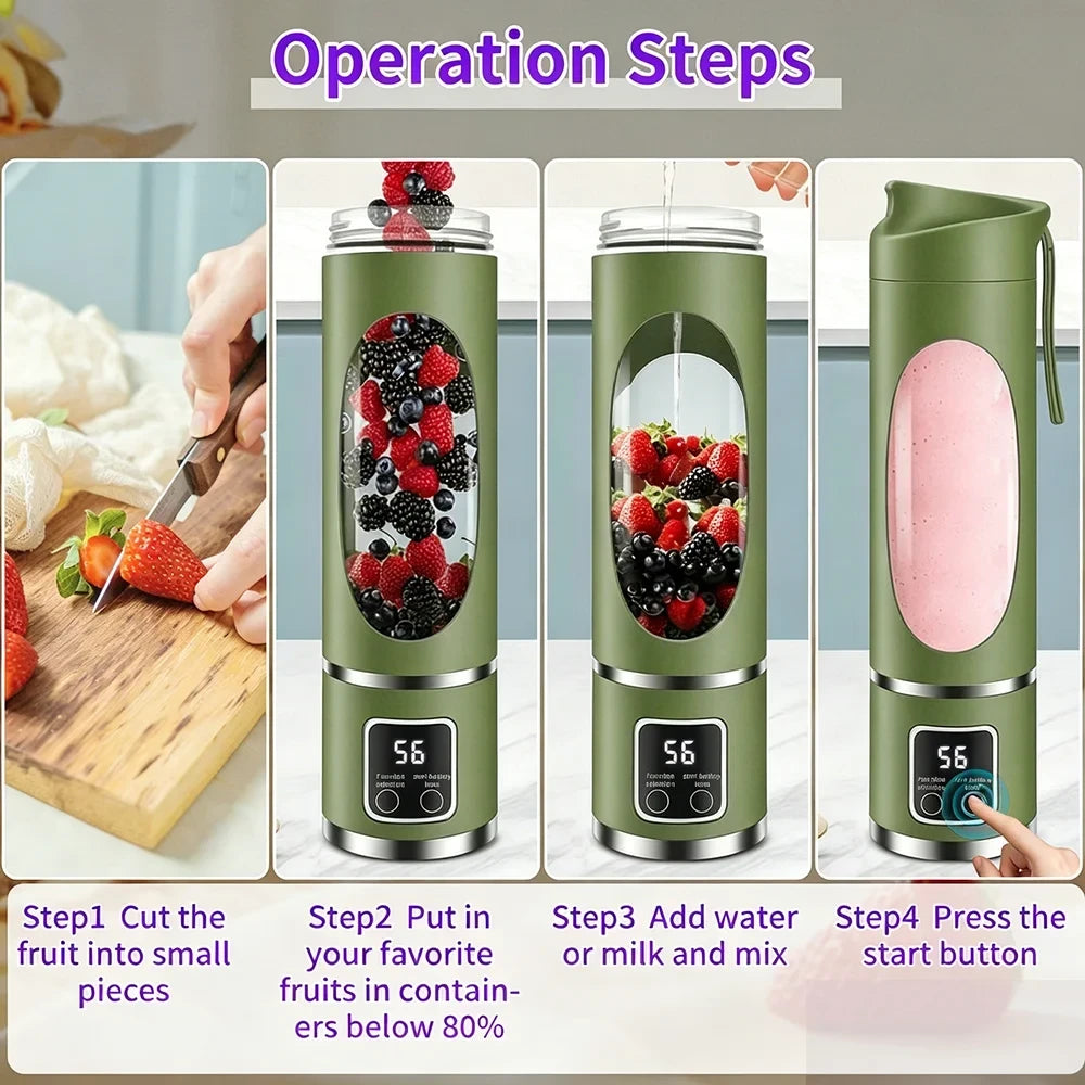 Portable Mini Smoothie Blender Cup