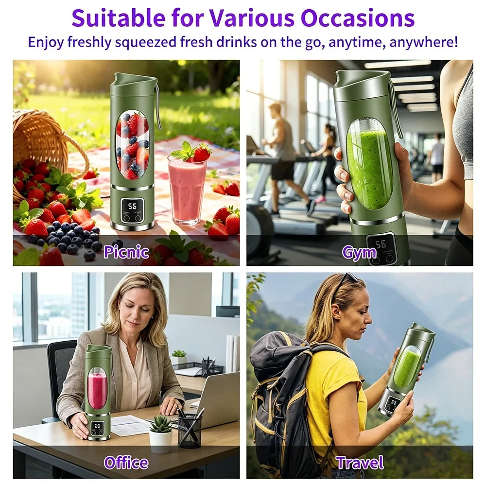 Portable Mini Smoothie Blender Cup